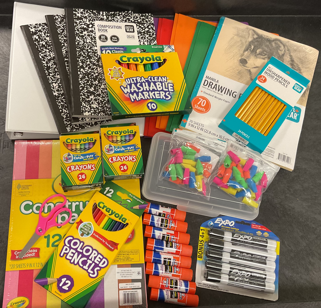 First Grade School Supply Bundle