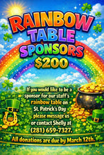 Load image into Gallery viewer, Rainbow Table Sponsorship
